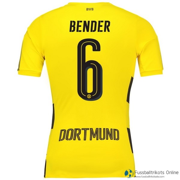 Borussia Dortmund Trikot Heim Bender 2017-18 Fussballtrikots Günstig